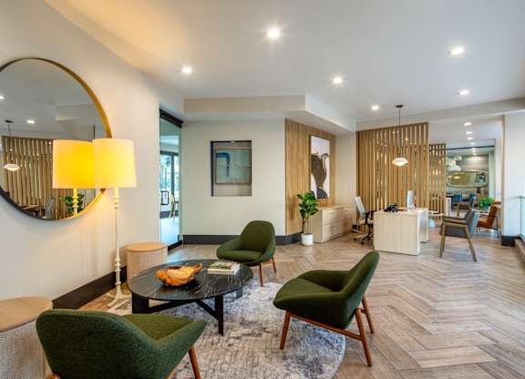 Main Lobby at Accent Apartments, Los Angeles, CA, 90066