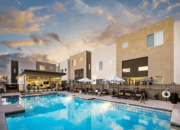 the pool at the ace hotel anaheim convention center at Novella Biltmore, Phoenix Arizona