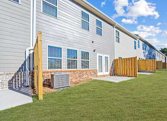 Spacious private backyards provide the perfect setting for relaxing, entertaining, and enjoying outdoor living.