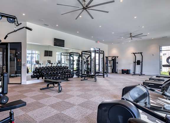 Resident gym.