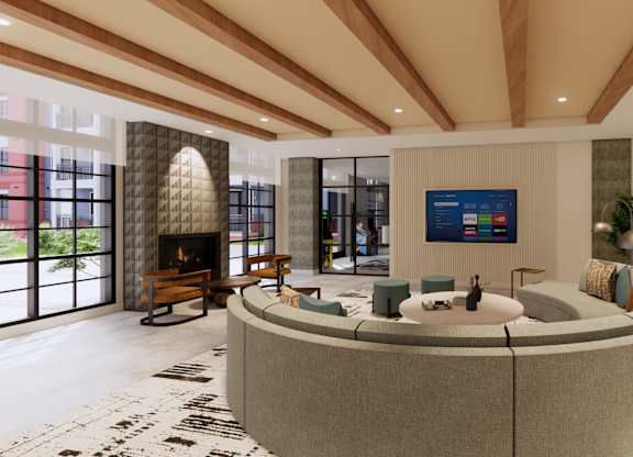Club Room with TVs at The Terrace