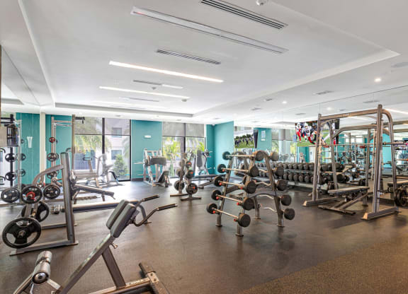 the gym at parc3400