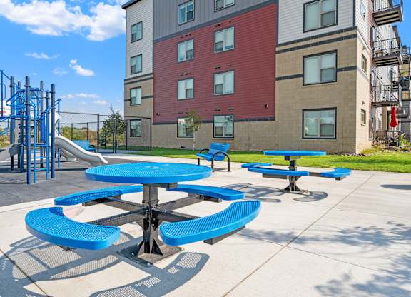 Children's Playground with Picnic Area at Core Crossings Apartments