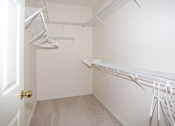 Walk-In Closet at Blueberry Hill Apartments, Rochester, NY