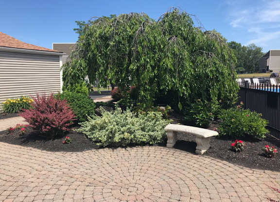 Outside Garden at Whitney Ridge Apartments, Fairport, 14450