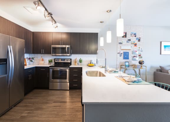 Stainless Steel Appliances In Kitchens At Union at Roosevelt Apartments In Phoenix, AZ