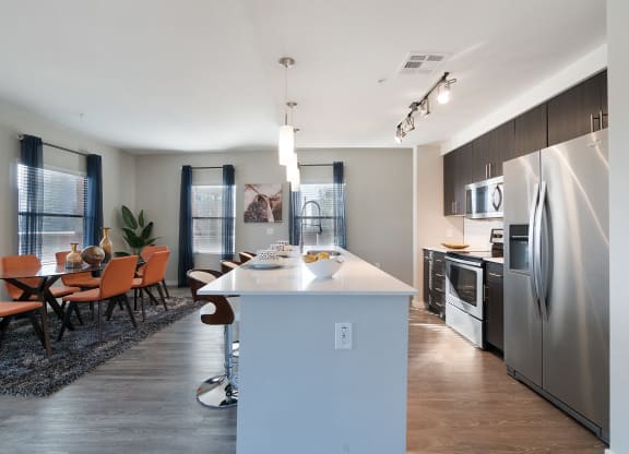 Modern Apartment Kitchens At Union at Roosevelt Apartments In Phoenix, AZ