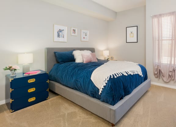 Spacious Carpeted Bedrooms At Union at Roosevelt Apartments In Phoenix, AZ