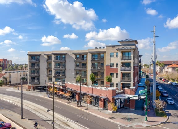 Exterior Building Shot Of Union at Roosevelt Apartments In Phoenix, AZ