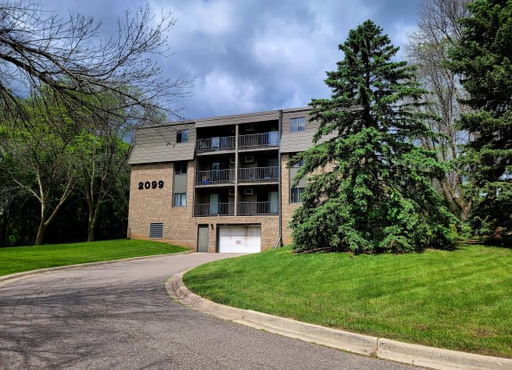 the building where the apartment is located