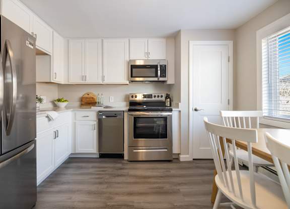 Upscale Stainless Steel Kitchen Appliances With Double Door Refrigerator at 151 Ocean Road LLC, Rhode