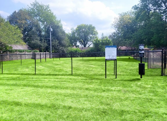 Dog Park at Townhomes at 28th, Columbus, Indiana