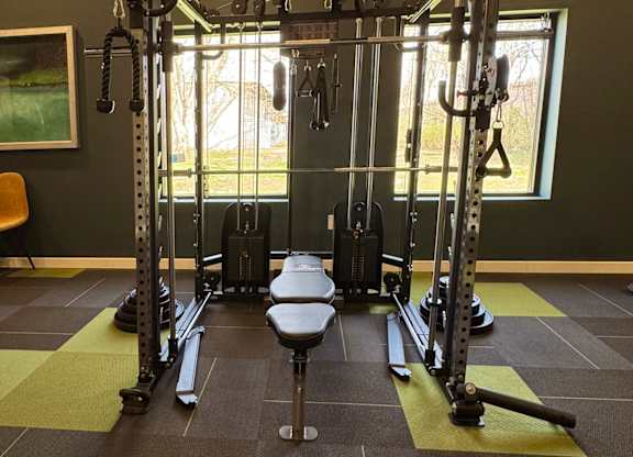 Gym at Townhomes at 28th, Columbus, IN, 47201