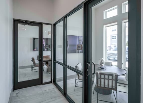 Private conference room and coworking space
