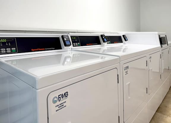 Ascot Place has an on-site laundry center for residents to use