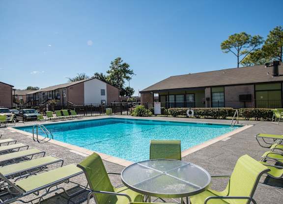 our apartments offer a swimming pool with large sundeck with lounge furniture
