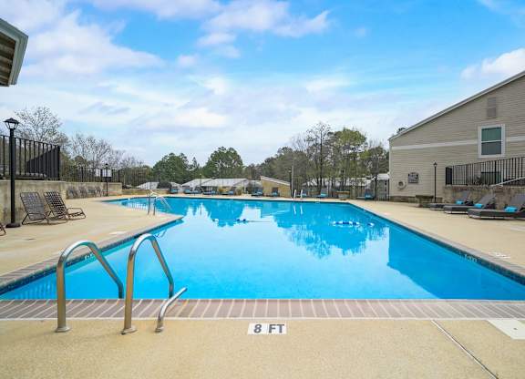 a resort-style pool at Hills at Hoover 35216