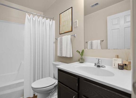 Bathroom at Weston Circle Apartments in Fredericksburg VA