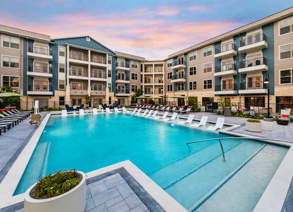 Pool at 1900 Parmer Apartments in Austin TX
