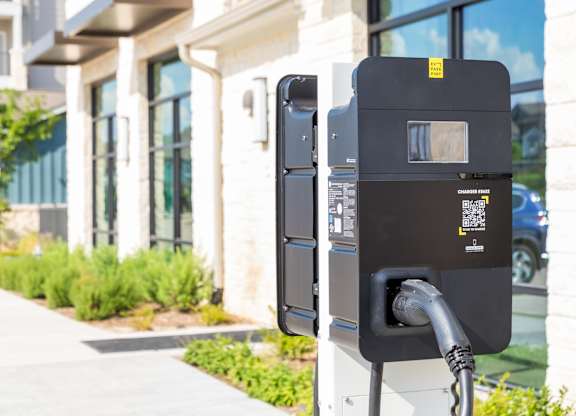 Electric charging at 1900 Parmer Apartments in Austin TX
