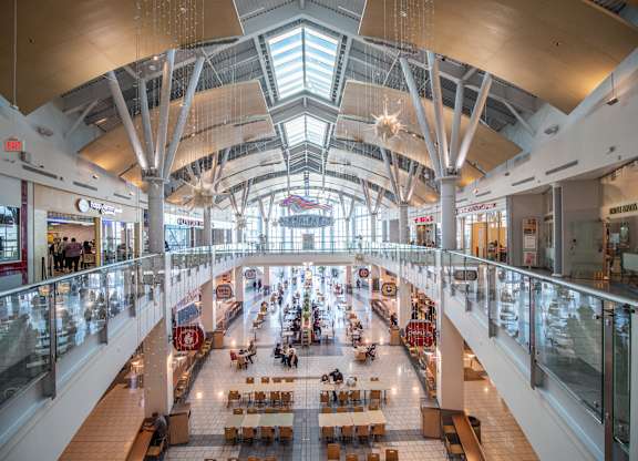 Large atrium at Altitude Apartments in South San Francisco CA