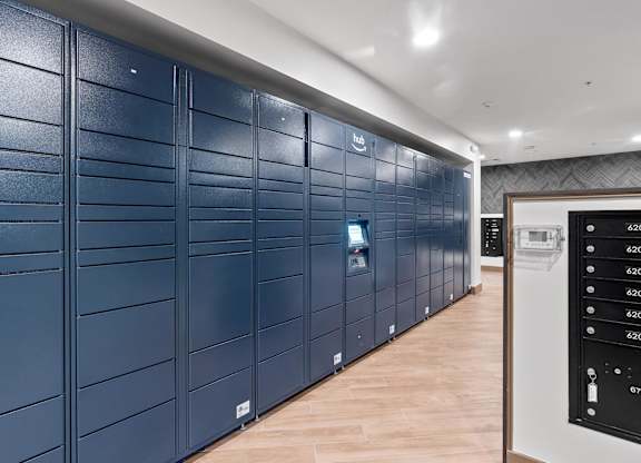 Amazon hub at VERO Apartments in Chelsea MA(