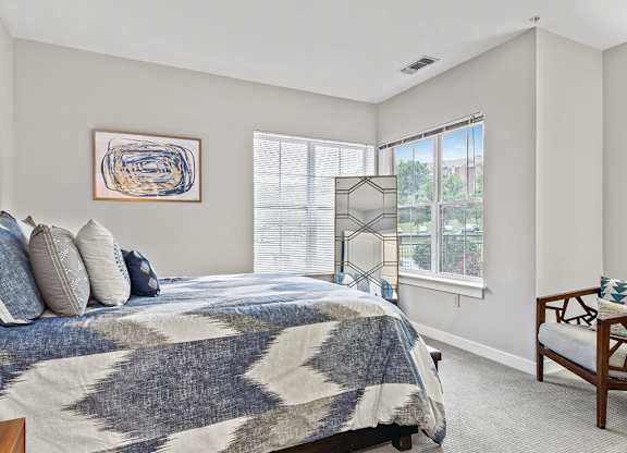 Bedroom at Axis Admirals Hill Apartments in Chelsea MA
