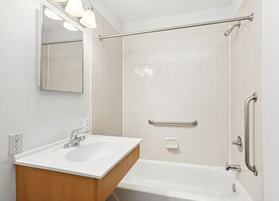 Bathroom at Fairbrooke Senior Apartments in Aberdeen MD