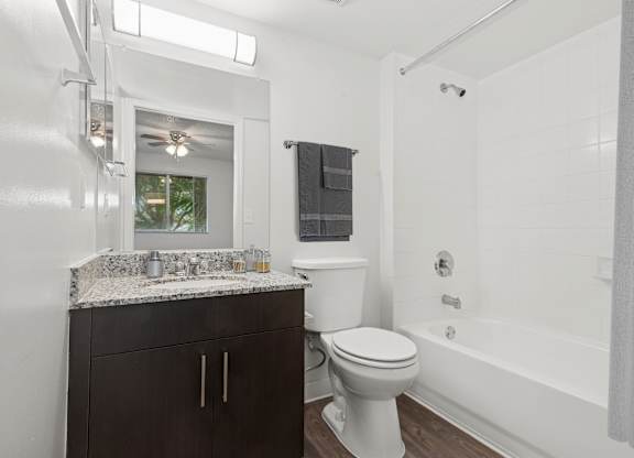 Bathroom at Running Brook Apartments in Miami FL