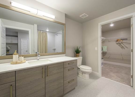 Bathroom at Treo Apartments in Fort Lauderdale FL