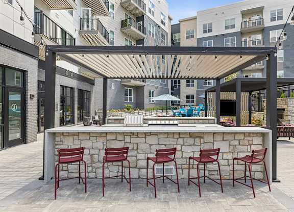 BBQ grills at Jayden Apartments in Peabody MA(