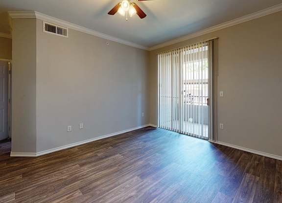 Bedroom flooring at Kensley Apartment Homes in Irving TX