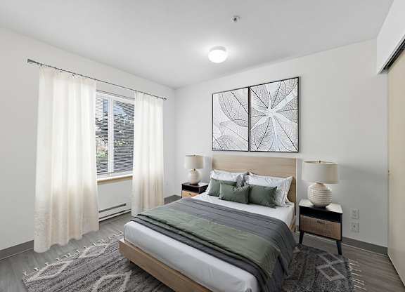 Bedroom at Alderwood Court in Lynnwood WA