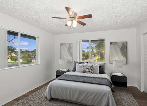 Bedroom at Running Brook Apartments in Miami FL