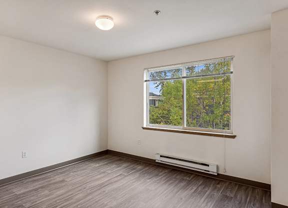 Bedroom at Woodrose Senior Affordable Apartments in Bellingham WA