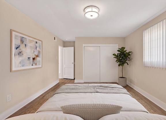 Bedroom closet at The Barrington in Silver Spring MD