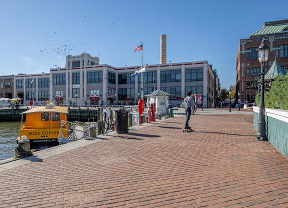 Local pier at Belhaven Apartments in Alexandria VA
