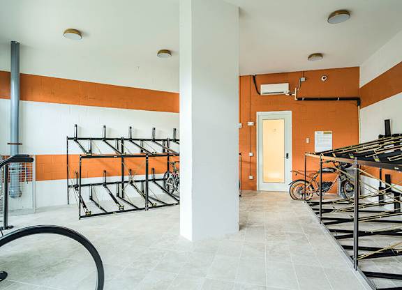 Bike storage at Treo Apartments in Fort Lauderdale FL