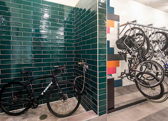 Bike storage at Rivair Apartment Homes in San Diego CA