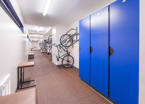 Bike Storage Room at North at Totem Lake Apartments in Kirkland WA