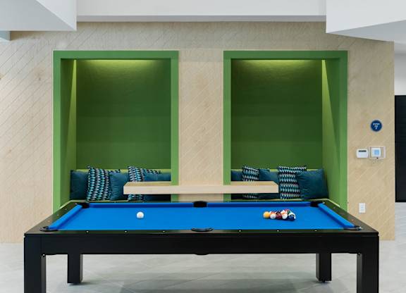 Billiards at Jada Legacy Central Apartments in Plano TX