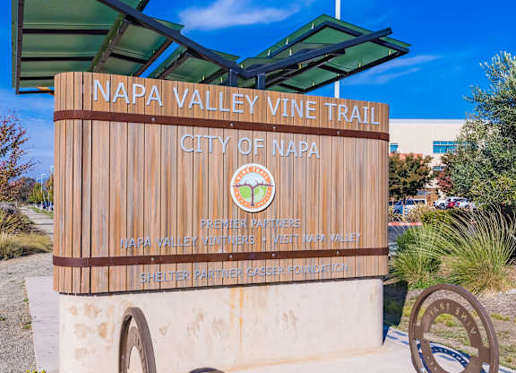 Napa Valley Vine Trail near The Braydon in Napa CA