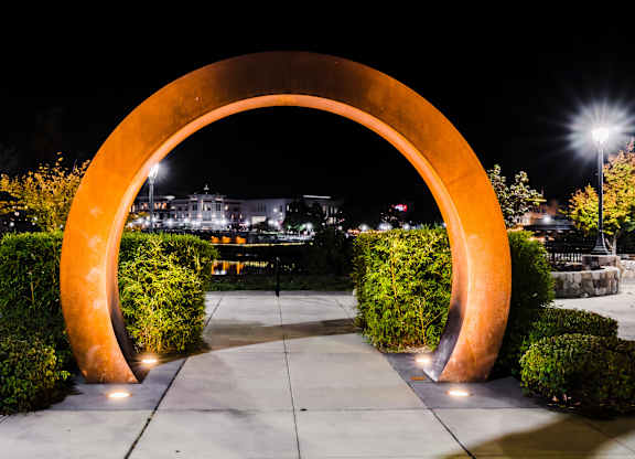 Large archway near The Braydon in Napa CA