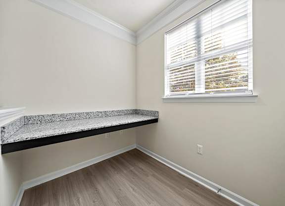 Built in desk at Grand Oaks Apartments in Chester VA