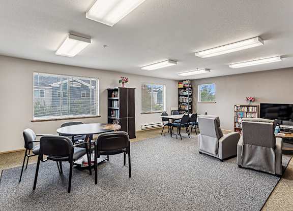 Clubhouse at Woodrose Senior Affordable Apartments in Bellingham WA
