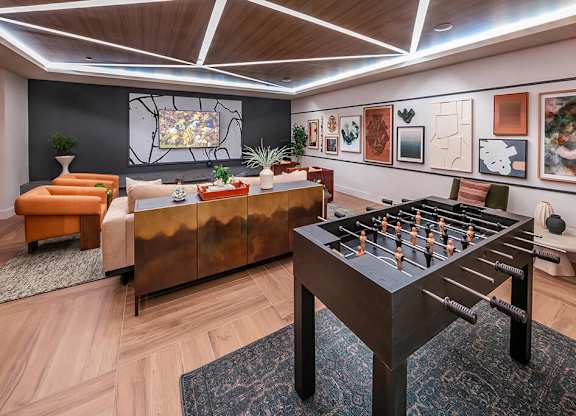 Clubhouse Games at Heights at 1520 Apartments in Houston TX
