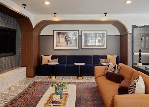 Clubhouse Lounge Area at The Edley in Atlanta GA