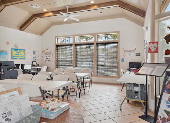 Community room at Tidwell Estates in Houston TX