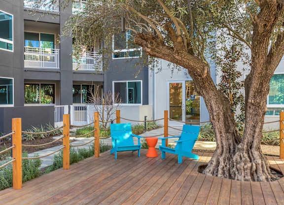Courtyard Tree House Villa at Vita Apartment Homes in Orange CA