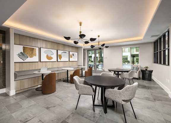 Coworking space at Main and Jamboree Apartments in Irvine CA